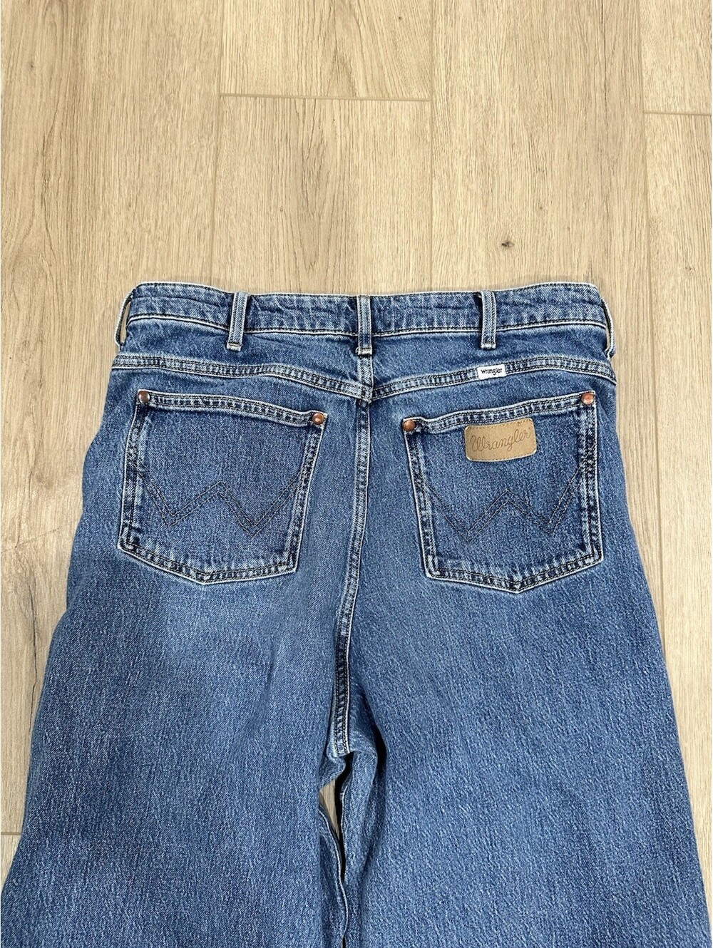Wrangler Barrel Jeans Womens 31 High Rise Cowboy 652 Western Country Farmer - Picture 10 of 16